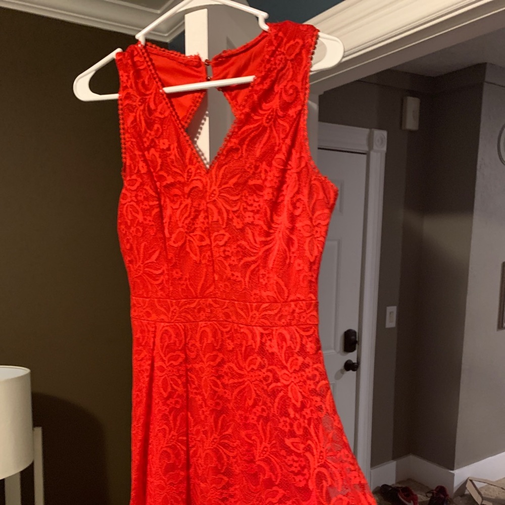 Red dress